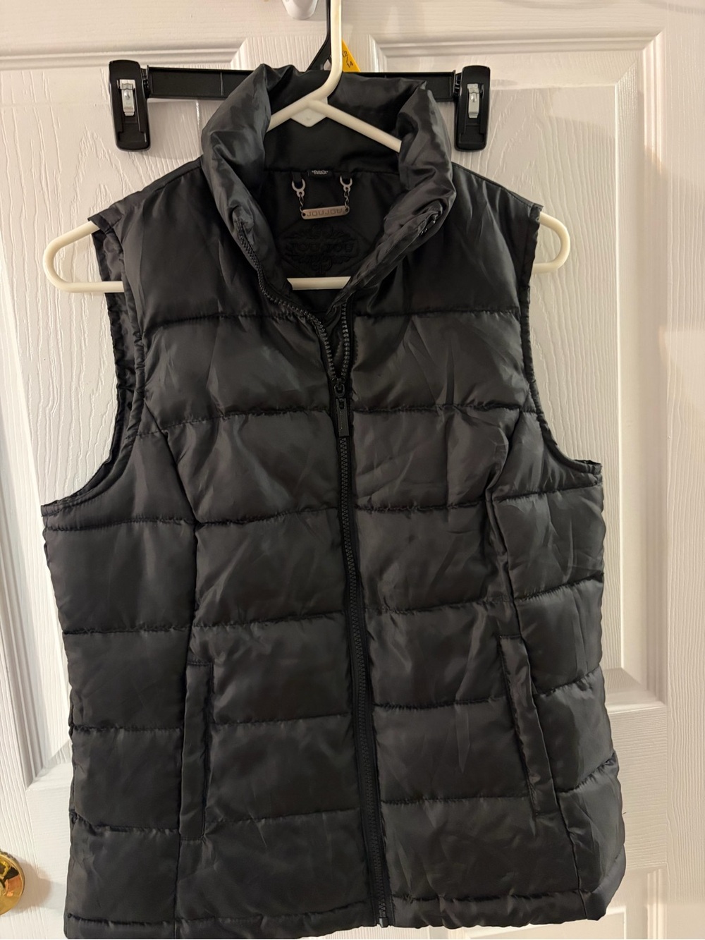 Jou Jou Black Quilted Puffer Vest